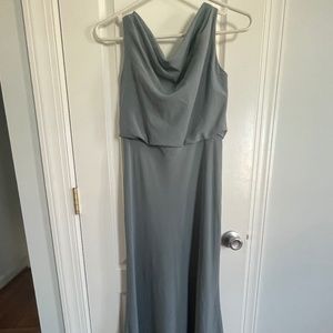 Jenny Yoo Dusty Blue Bridesmaid Dress